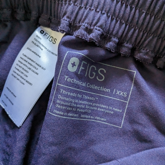 Figs purple shadow Yola XXS - Picture 4 of 4